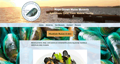 Desktop Screenshot of calendarislandmussels.com